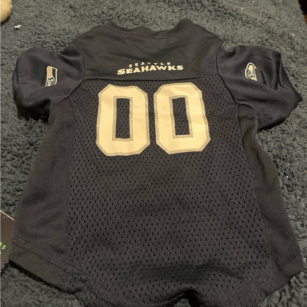 Pets First NFL Seattle Seahawks Dog or cat Jersey- Size Small